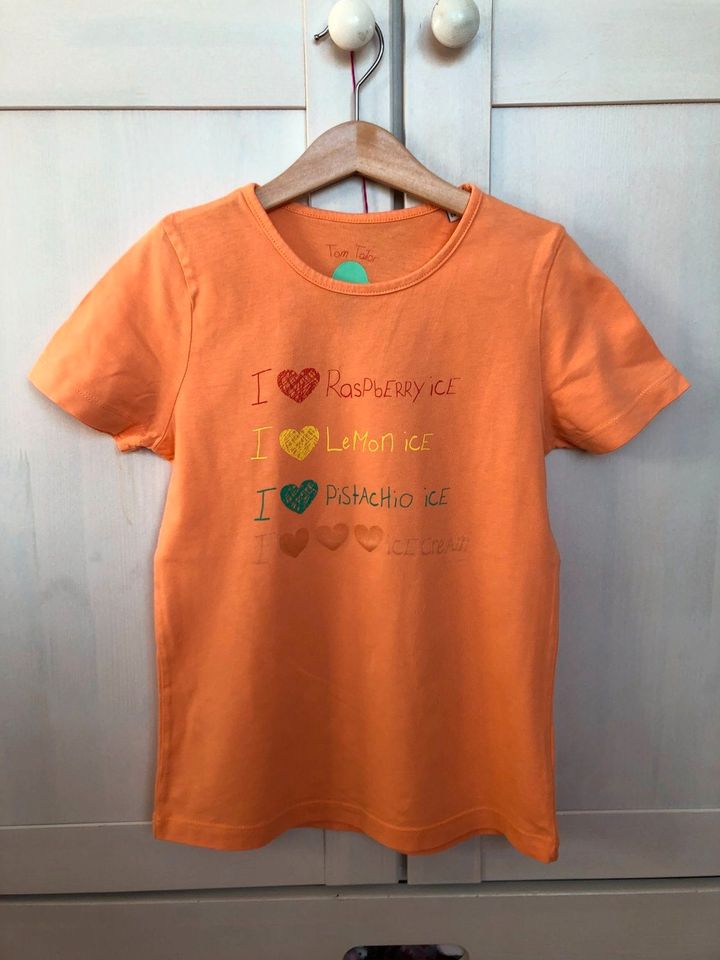 Tom Tailor T-Shirt orange Gr. 128-134 top in Heitersheim