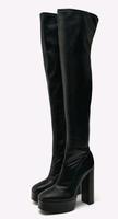 Neu: Overknee-Lederstiefel, Zara, schwarz, Größe 38 u. 39 Brandenburg - Bestensee Vorschau