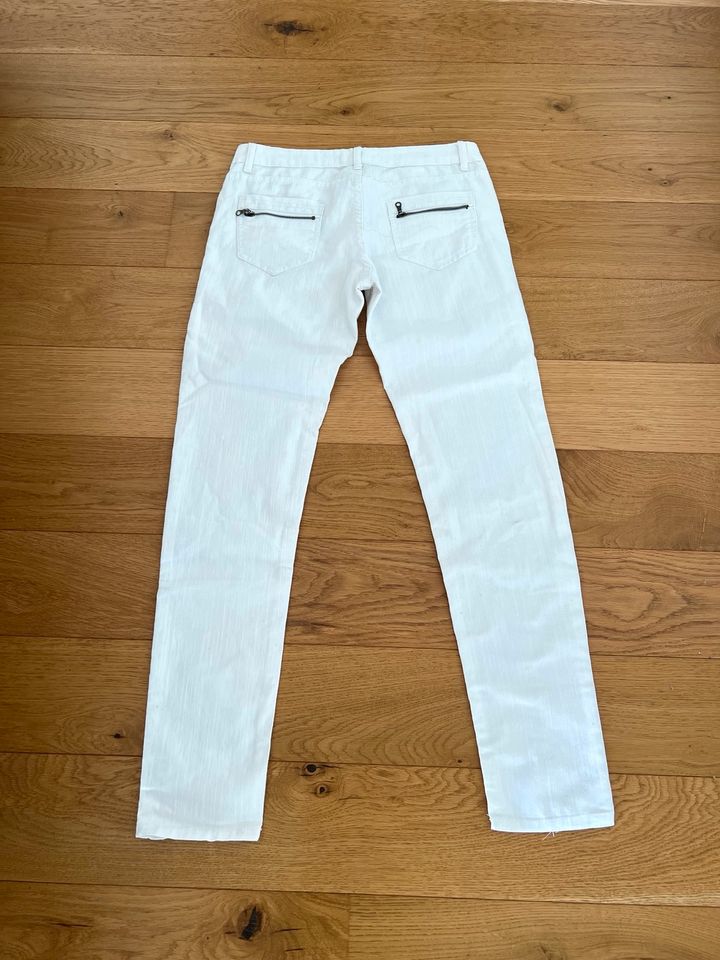 ** Sommer Jeans Gr. 30 M weiß Skinny Leg Hose Frühling Top ** in Kempten