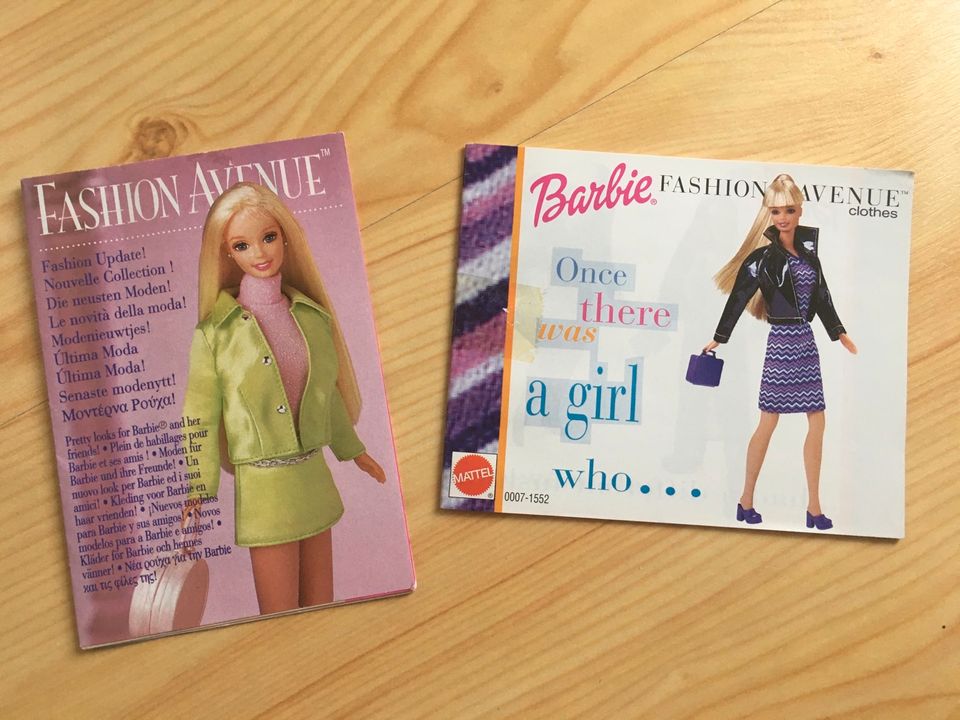 Barbie Mattel Fashion Avenue Booklets, Flyer in Frankfurt am Main