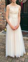 Abendkleid Abiball Abtanzball cremefarben Niedersachsen - Dinklage Vorschau