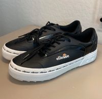 ELLESSE Damen Retro Sneaker Schnürschuhe Alzina schwarz Echtleder Schleswig-Holstein - Averlak Vorschau