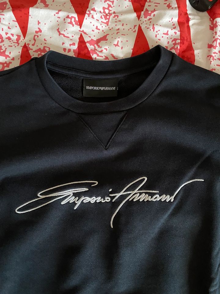 Emporio Armani Sweatshirt schwarz in Walzbachtal