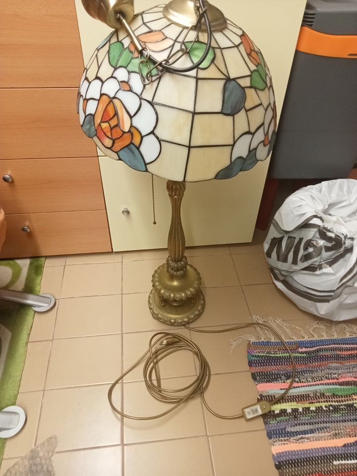 Lampenschirm, Deckenhängelampe Tiffany Stil in Biederitz