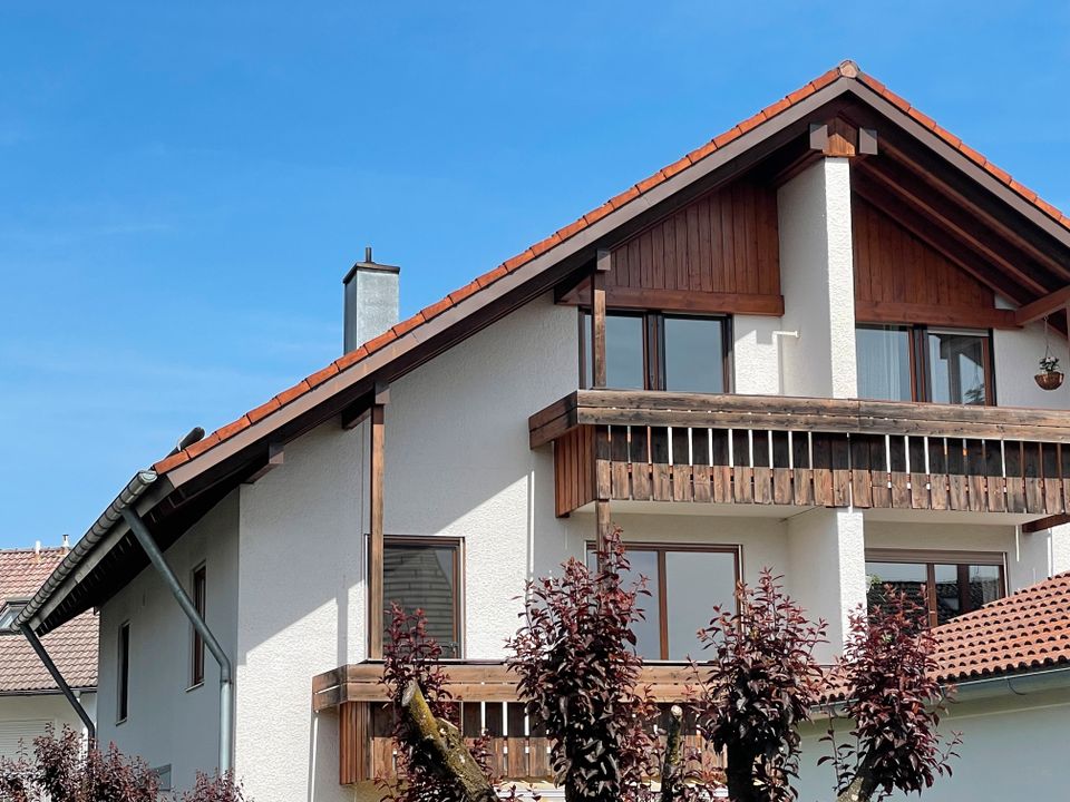 Gartenberg | Maisonettewohnung mit Gartenanteil, 2 Balkone, ruhige Lage, Bergblick - Heizung neu in Geretsried