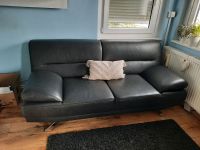 Ikea Kunstleder 2-Sitzer Sofa Gr.1,85 schwarz inkl.Kibek Teppich Nordrhein-Westfalen - Drensteinfurt Vorschau