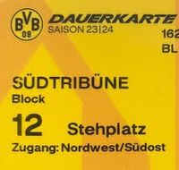SUCHE BVB Block 12/13/14 Dauerkarte leihweise Nordrhein-Westfalen - Kamen Vorschau