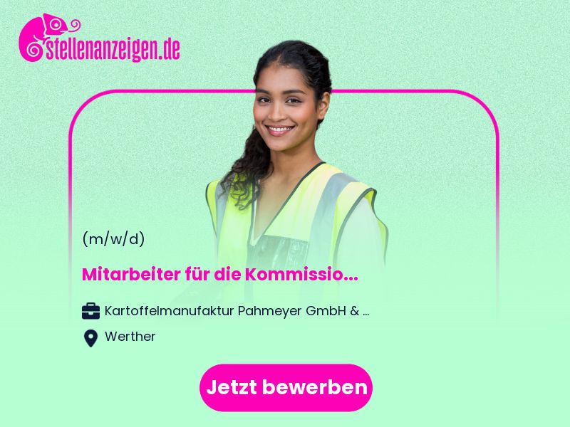 Mitarbeiter (m/w/d) für die in Werther (Westfalen)