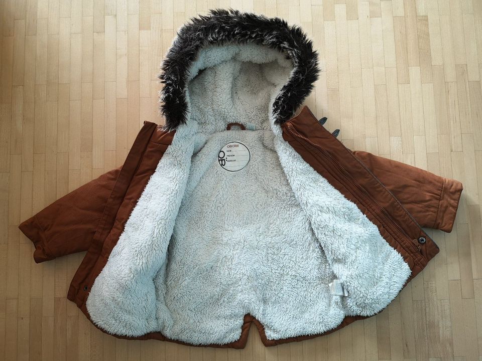 Winterjacke rostbraun von Okaidi, Gr. 86 in Oberhausen