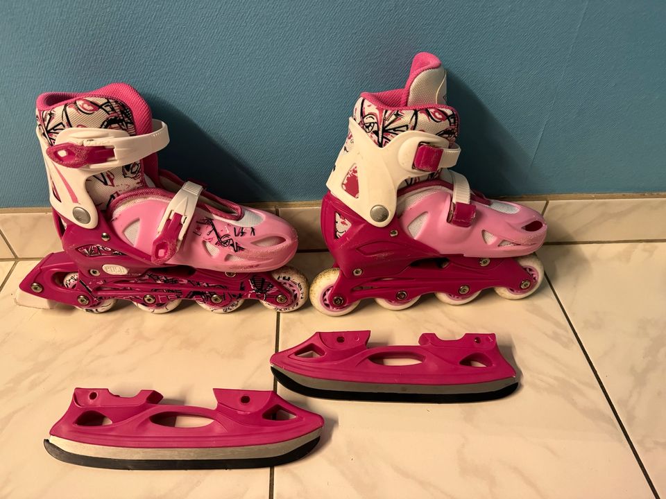 ICE-/Inlineskates-Set, Größe 31-34 in Rodenbach