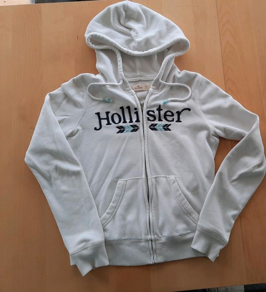 Hollister Sweatshirt-Jacke  weiß Größe XS in Steinfurt