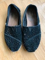 Toms, 36,5, Schuhe, Damen, schwarz, cut outs, espandrilles Hessen - Mörfelden-Walldorf Vorschau