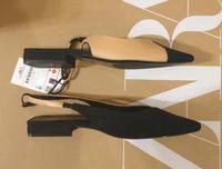 NEU ZARA Slingback Sandalen Ballerina NP 40€ Düsseldorf - Eller Vorschau