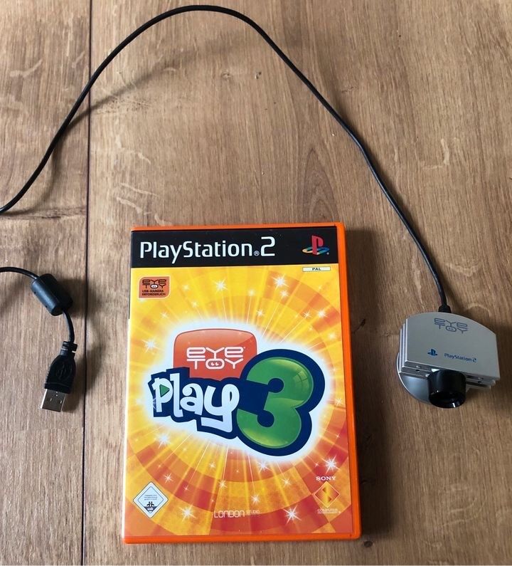 Eye Toy Kamera + Eye Toy 3 Spiel für PS2 in Schwanewede