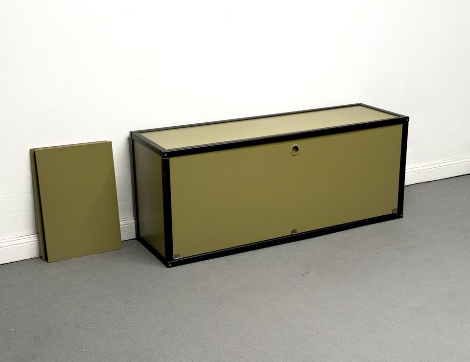 1/2 Flötotto System Regal Schwarz Grün Schrank Shelf Cabinet 1970 in Berlin