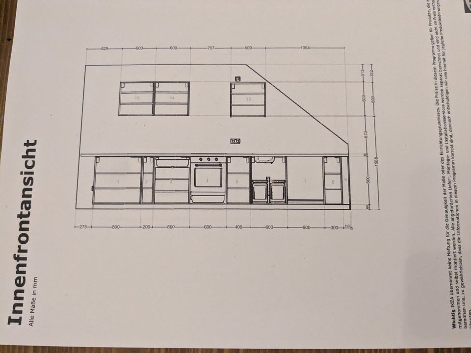 IKEA-Küche mir Elektrogeräten in Gera