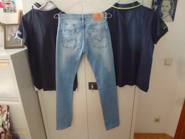 Jungensachen Jeans Levis Strauss 510 Gr.15 & 2x Polo Shirts M im in Braschwitz