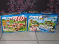 Playmobil - Shop mit Imbissstand (6672) + Gemüsestand (6121), OVP Nordrhein-Westfalen - Oberhausen Vorschau