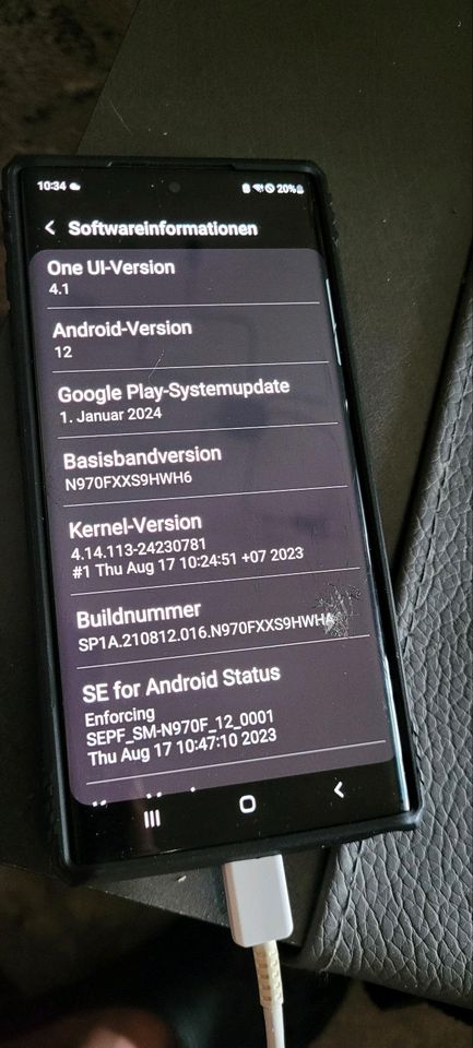 Samsung Note 10 256 gb ( Displayschaden ) voll funktionsfähig in Saarlouis
