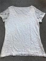 Tom Tailor Spitzenshirt Gr.L weiß Sachsen - Radeberg Vorschau