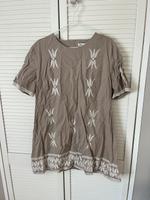 Zara Leinen Tunika Oberteil Beige XXL Nordrhein-Westfalen - Kleve Vorschau