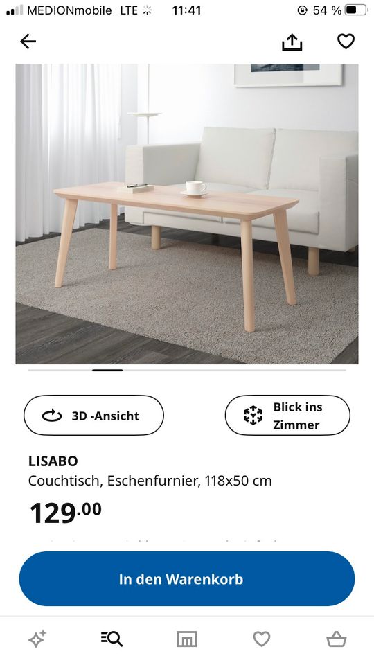 Lisann Couchtisch IKEA in Düsseldorf