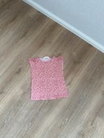 Top Shirt, Größe 122/128, H&M, rot-weiß mit Blümchen Nordrhein-Westfalen - Ahaus Vorschau