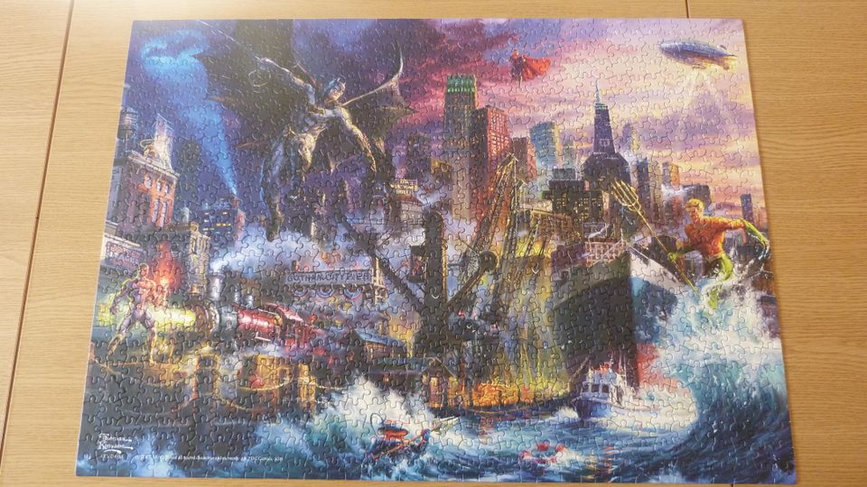 Puzzle 1000 Teile Ceaco Thomas Kinkade -Justice League-,neuwertig in Mildenau