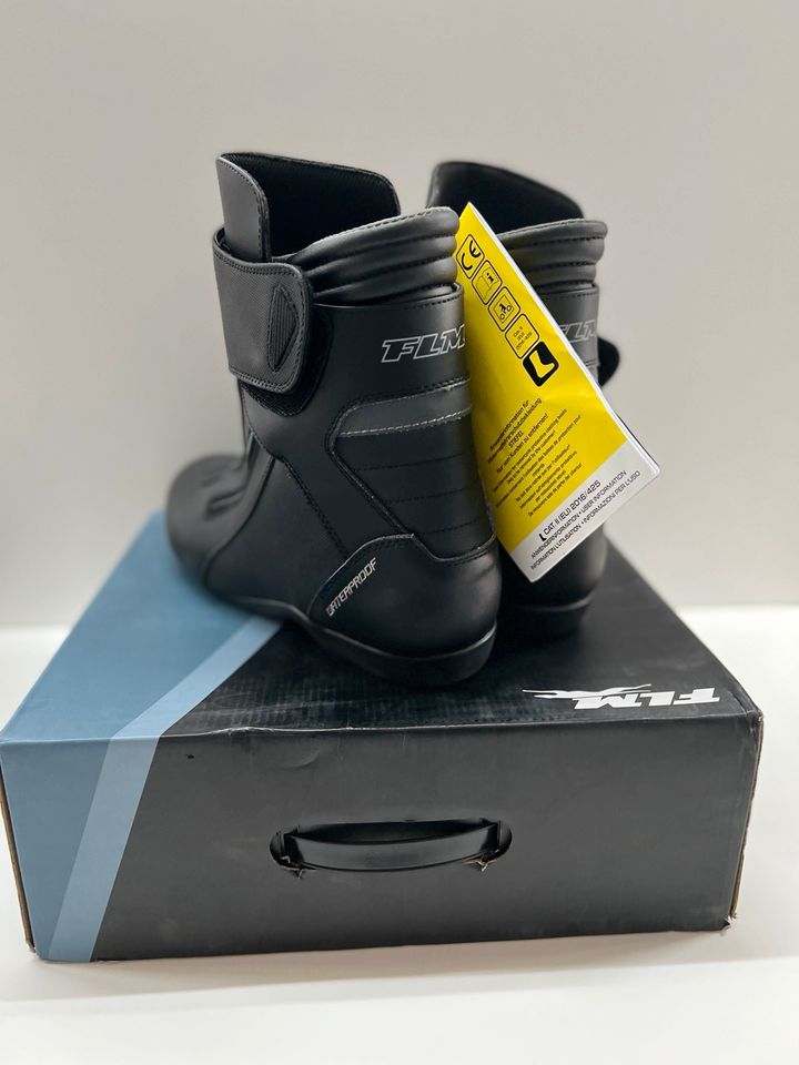 FLM Motorradschuhe, Motorradstiefel kurz Touring Stiefel Gr. 47 in Hof (Saale)