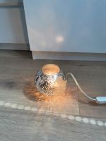 Ikea Knubbig Space  Lampe Licht Silber Tischlampe cracked Selten Bayern - Goldbach Vorschau