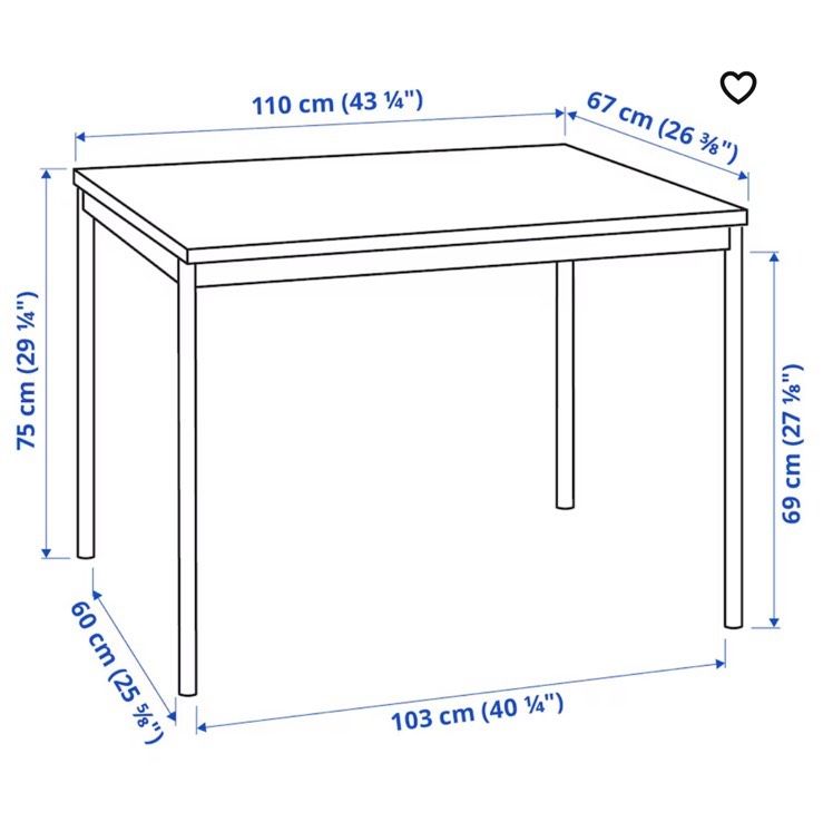 Ikea Sandsberg Tisch und Stühle in Sankt Julian