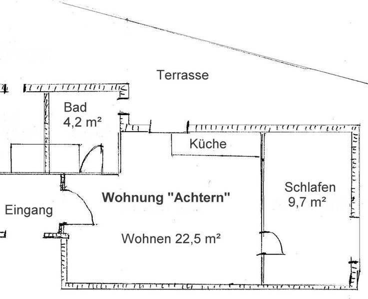 Wohnung "Achtern" bei Fam. von Brocken in Sommerland