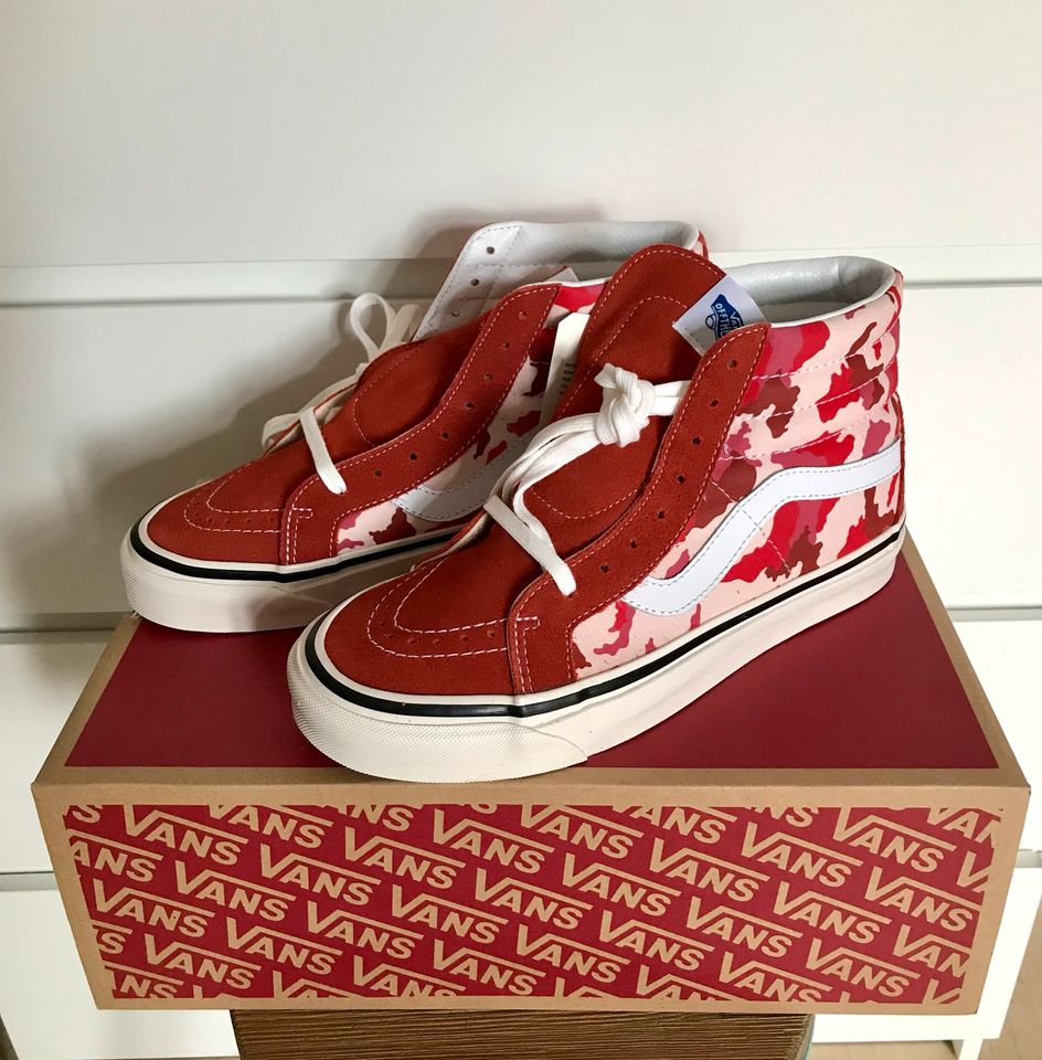 VANS SK-8 Anaheim high red rot Camo *NEU* Gr. 41 in Kerken