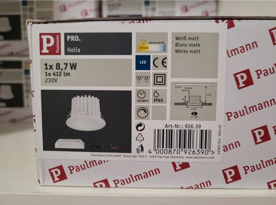 Paulmann LED Spots dimmbar 230v, für Nassbereiche IP 65 in Altona - Hamburg  Ottensen | Lampen gebraucht kaufen | eBay Kleinanzeigen ist jetzt  Kleinanzeigen