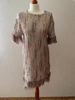 Kleid 36 38 Strick gestreift Fransen beige braun Zara Bayern - Simbach Vorschau