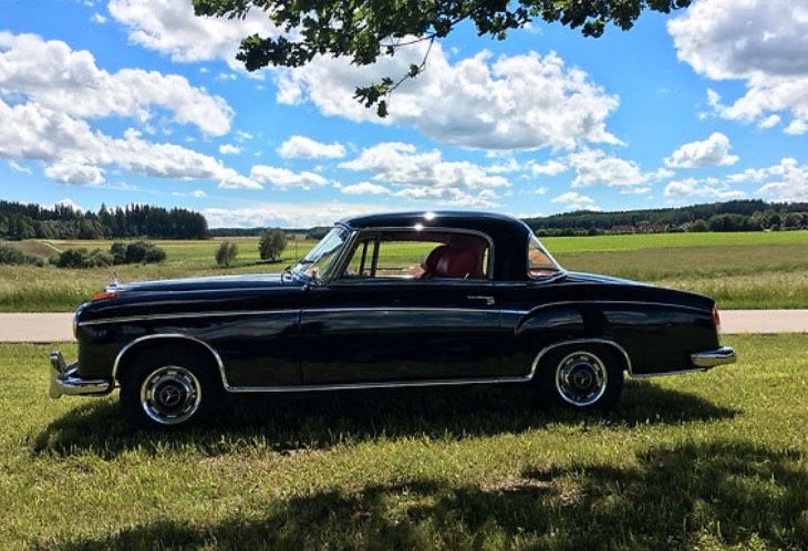 Mercedes 220S Ponton Coupé Oldtimer /Hochzeitswagen selber fahren in Huglfing