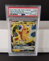 Pokemon Karte Ash's Pikachu GX Ash vs Team Rocket Deck Kit PSA 10 Brandenburg - Wandlitz Vorschau