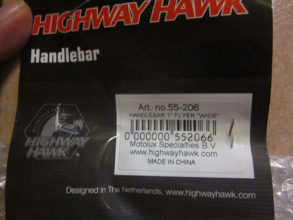 Highway Hawk Lenker Flyer Wide  NEU 1000mm breit 1 Zoll   55-206 in Illertissen