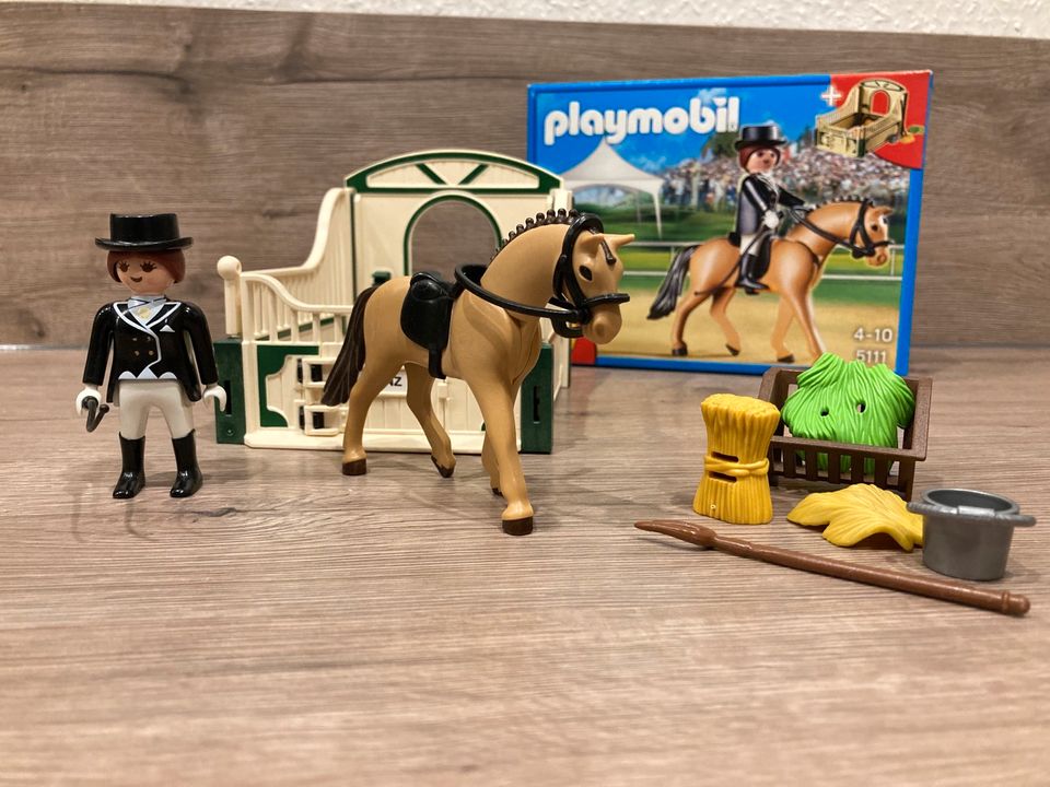 4 Playmobil Sets mit  Pferd Reiter Box in Oeversee
