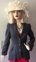 Thierry Mugler tolle Luxus Jacke Blazer Schurwolle 34 grau Niedersachsen - Meine Vorschau