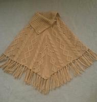 Strick Poncho beige Größe M   NEU Bayern - Schongau Vorschau