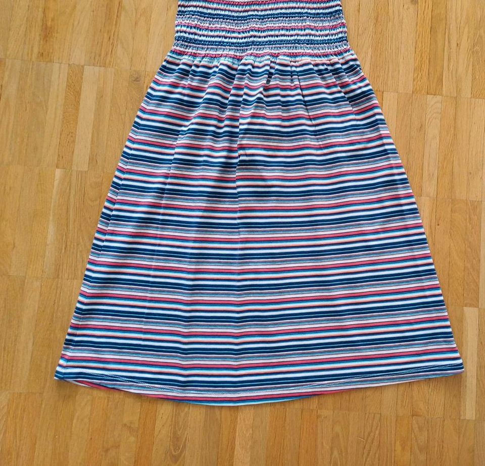 Sommerkleid TCM Tchibo Größe 134/140 blau rot weiß gestreift neu in Bochum