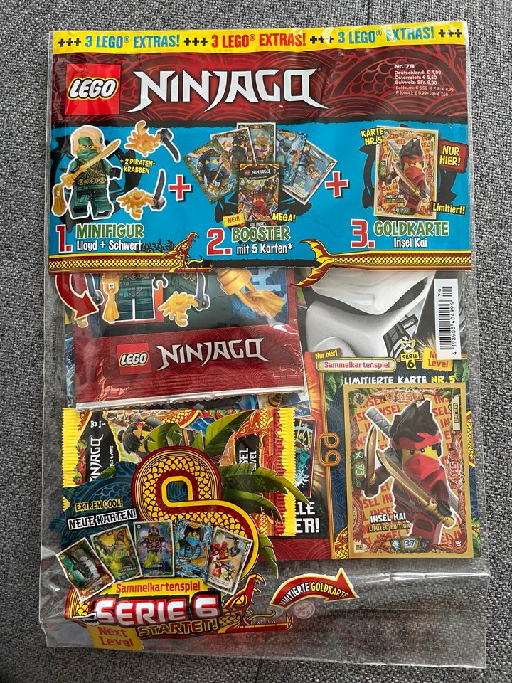 Lego Ninjago, Zeitschrift, mit Minifigur,Sammelkarten,Heft Nr. 79 in Plauen