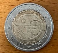 2 Euro € Münze "Strichmännchen" "WWU" 1999-2009 Sammlerstück Hessen - Ginsheim-Gustavsburg Vorschau