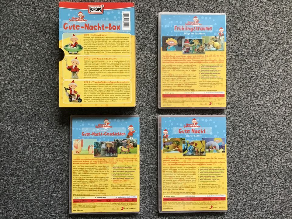 Unser Sandmännchen Gute-Nacht-Box DVD Pondorondo Kalli Piggeldy in Holzminden