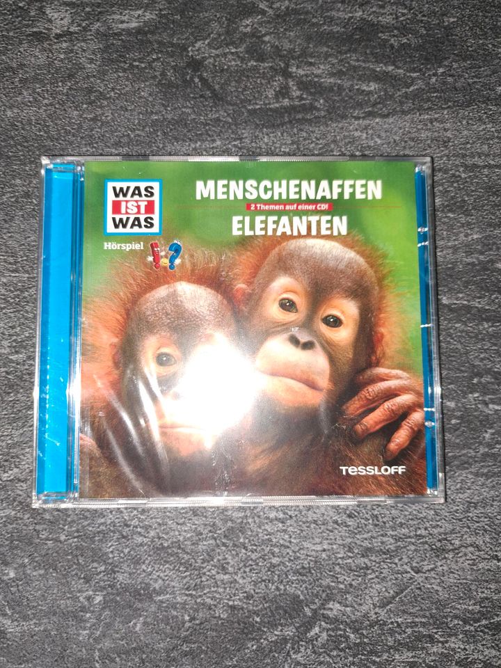 Was ist was CD Menschenaffen Elefanten neu in Dresden