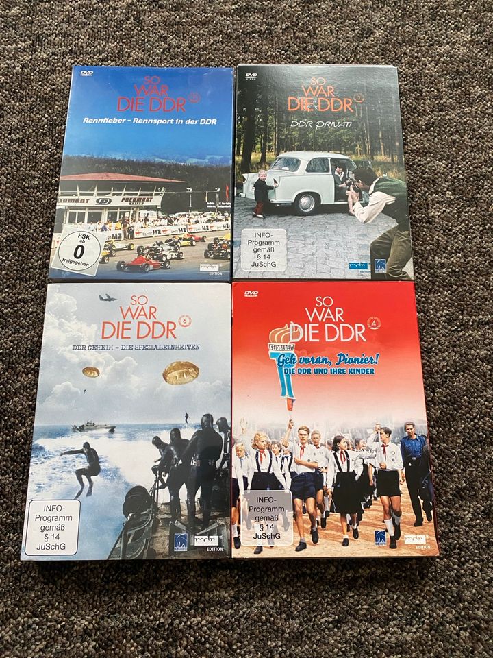 Verschiedene DVD‘s, DDR, BILD, Krimi in Leipzig