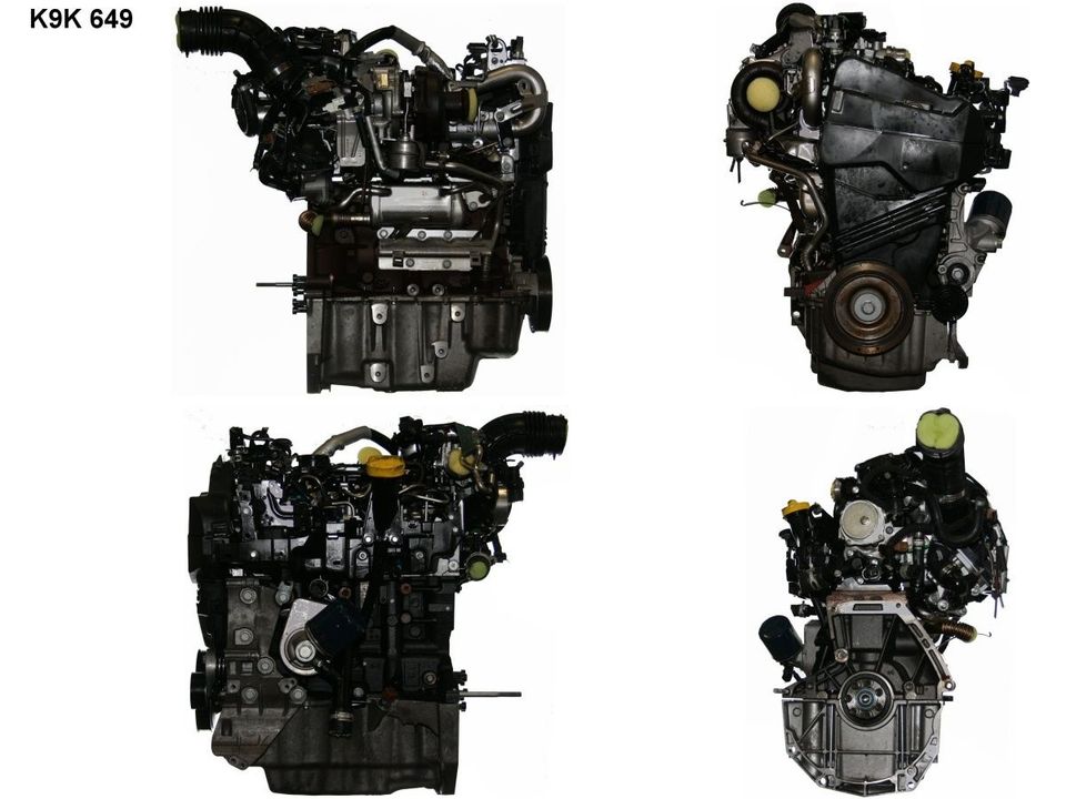 Motor Renault Talisman 1.5 dCi K9K 649  - 110 PS 2018 BJ 56.104 k in Remscheid