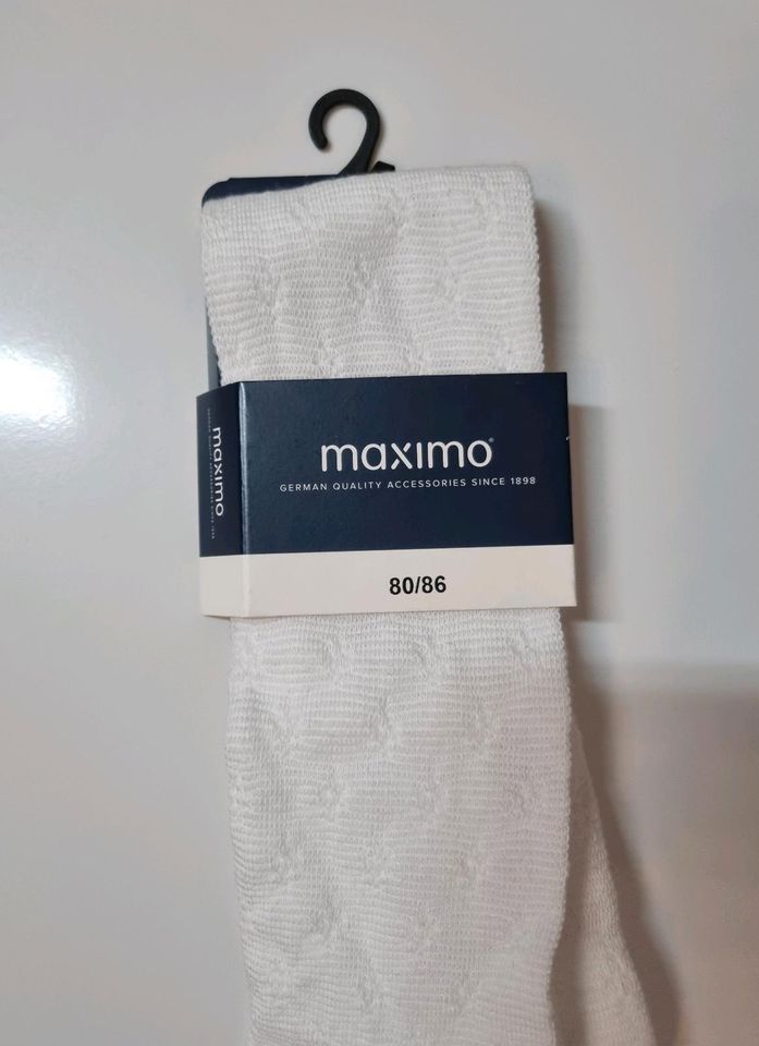 Maximo Strumpfhose Mädchen Neu 80/86, 92/98, 110/116 in Stadtoldendorf