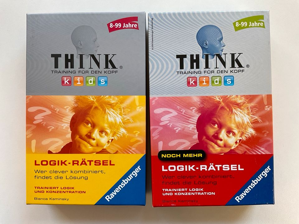 Set -Ravensburger - Think Kids - Logik Rätsel und noch mehr Logik in Beedenbostel